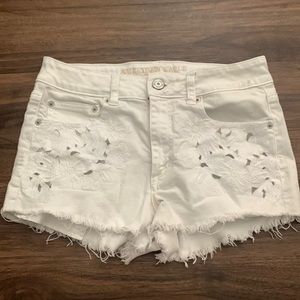 American eagle hi-rise shortie shorts